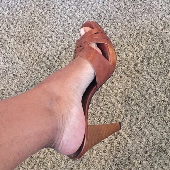 Steven heel slides cognac - Picture 2 of 2